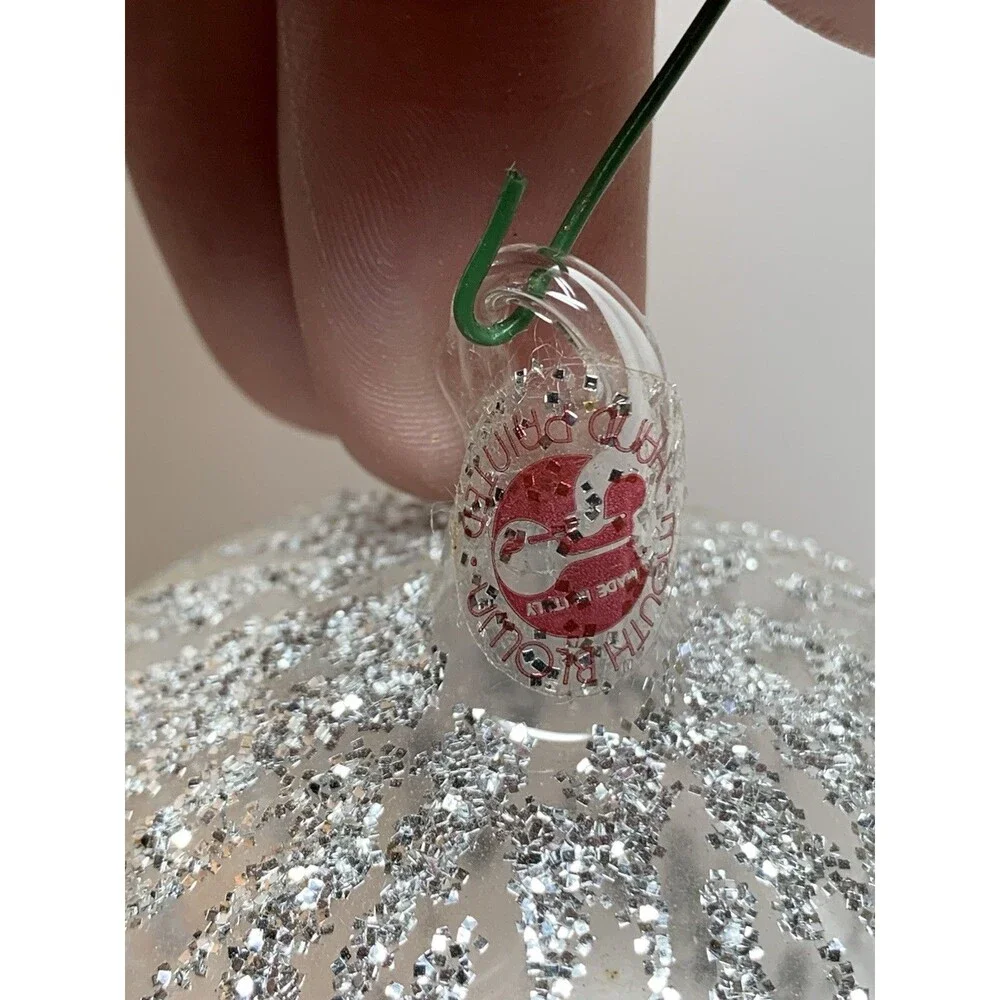 Christmas Ornament Lot Of Four Mouth Blown Glass Holiday Tree Decoration